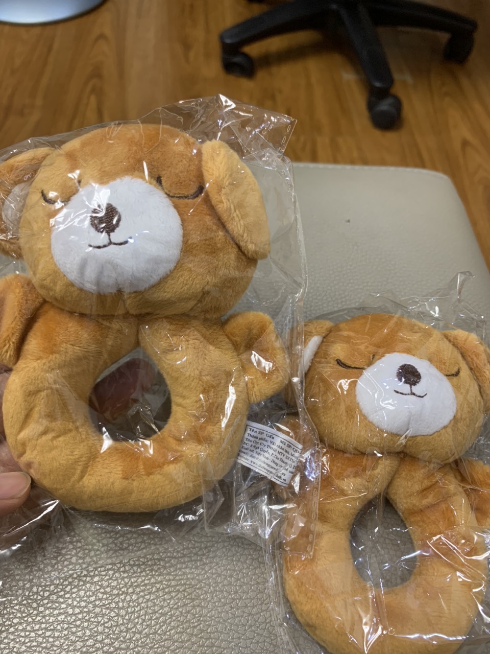 Gấu bông móc khoá hàng không cute
