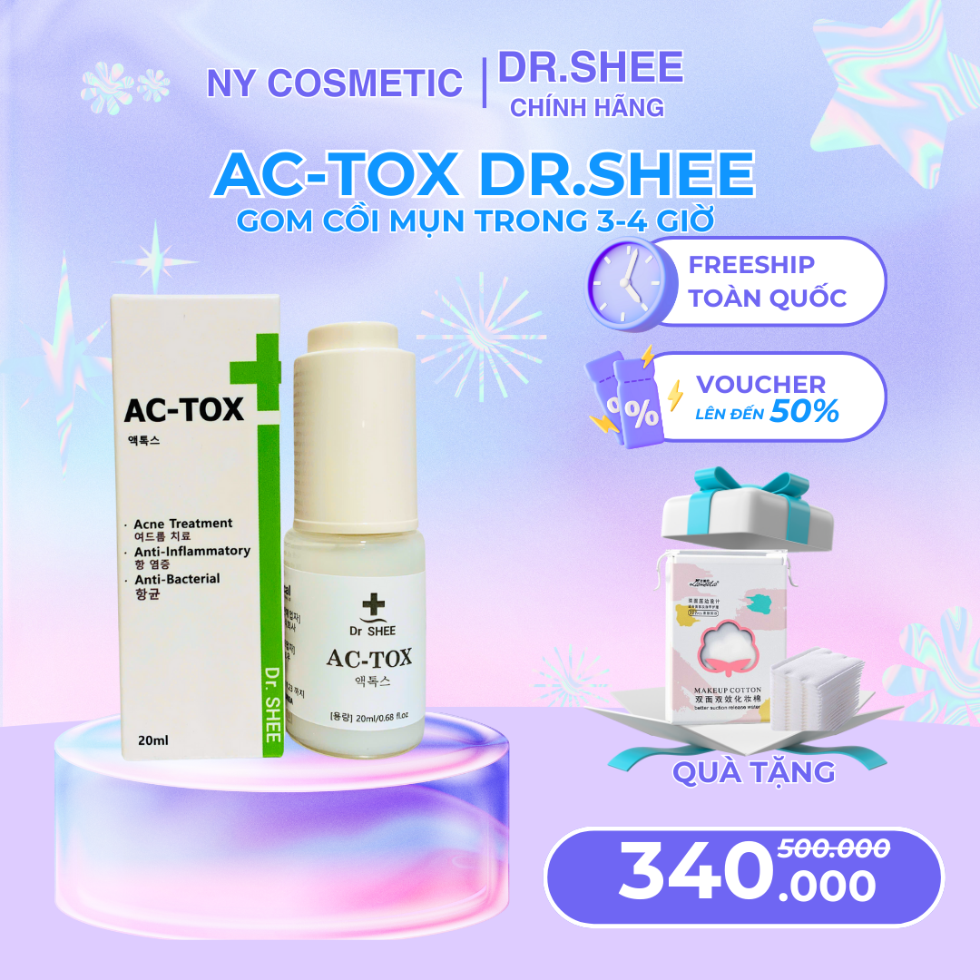 Tinh chất chấm mụn, tinh chất giảm mụn AC- TOX Dr.Shee