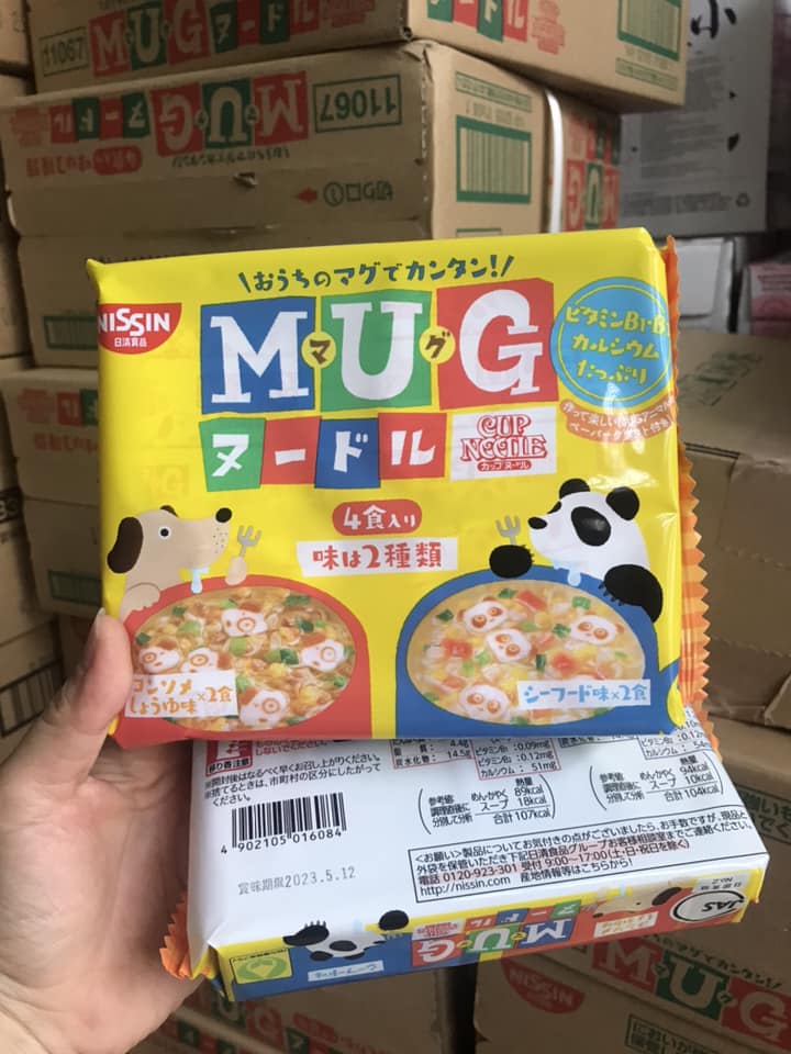 Mì Mug Vàng cho bé ăn dặm Date mới