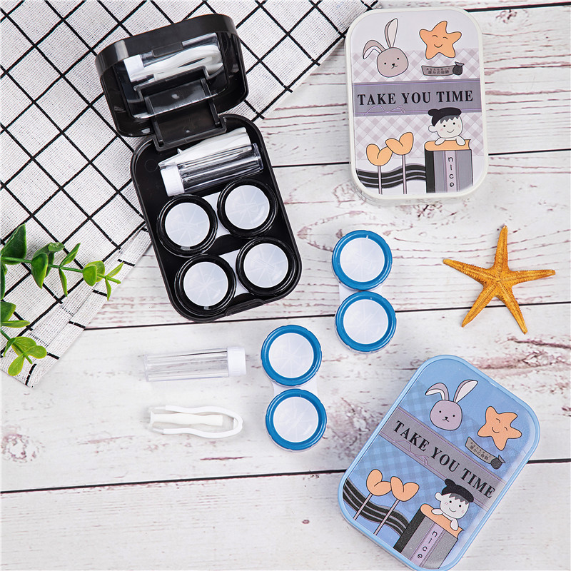 Khay gương đôi, đựng được 2 cặp lens
