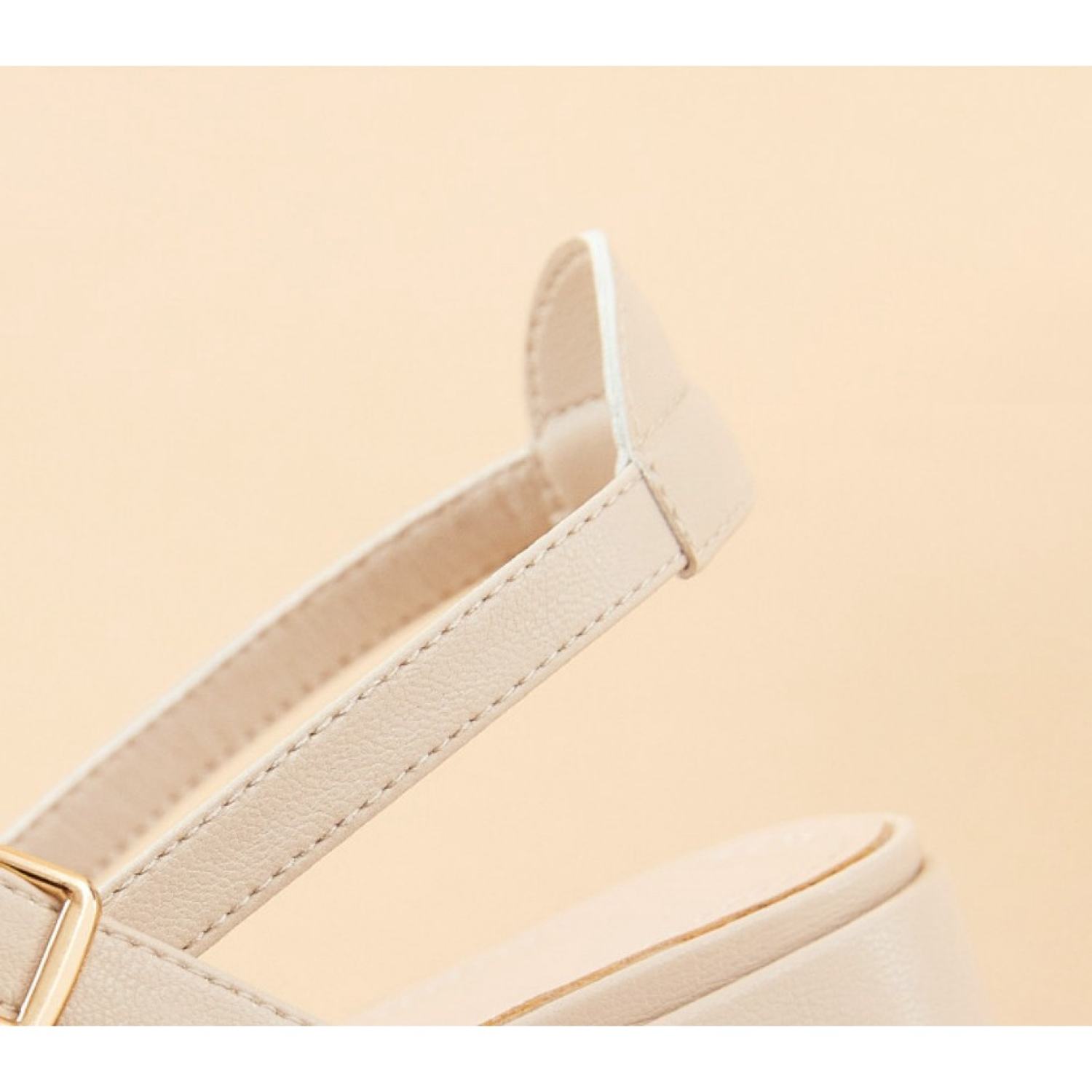 Dép Nữ Sandal Gót Thấp 3 Phân Bít Mũi