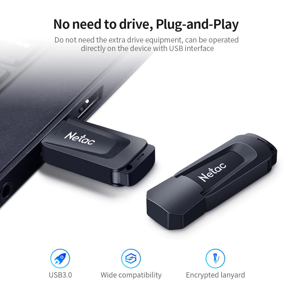 USB Netac 32GB USB 3.0 90 MB/giây. Bảo hành 12 tháng