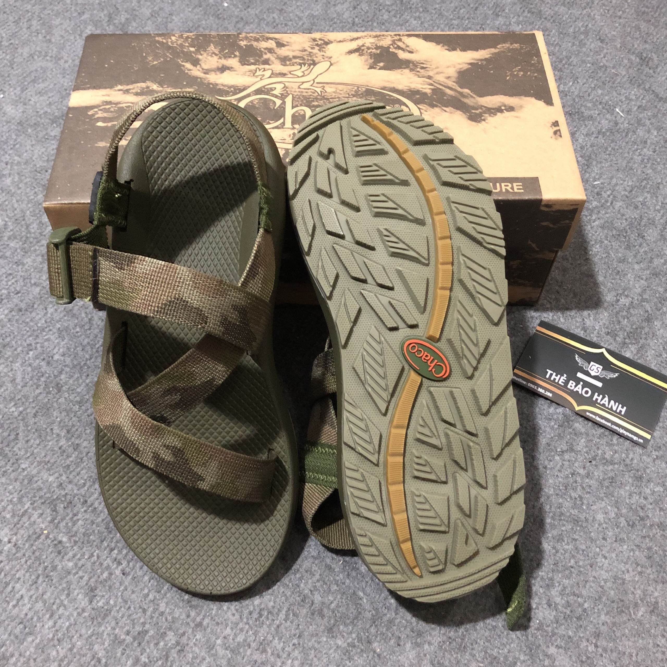Dép sandal nam chaco đế siêu thơm so-co-la GS84