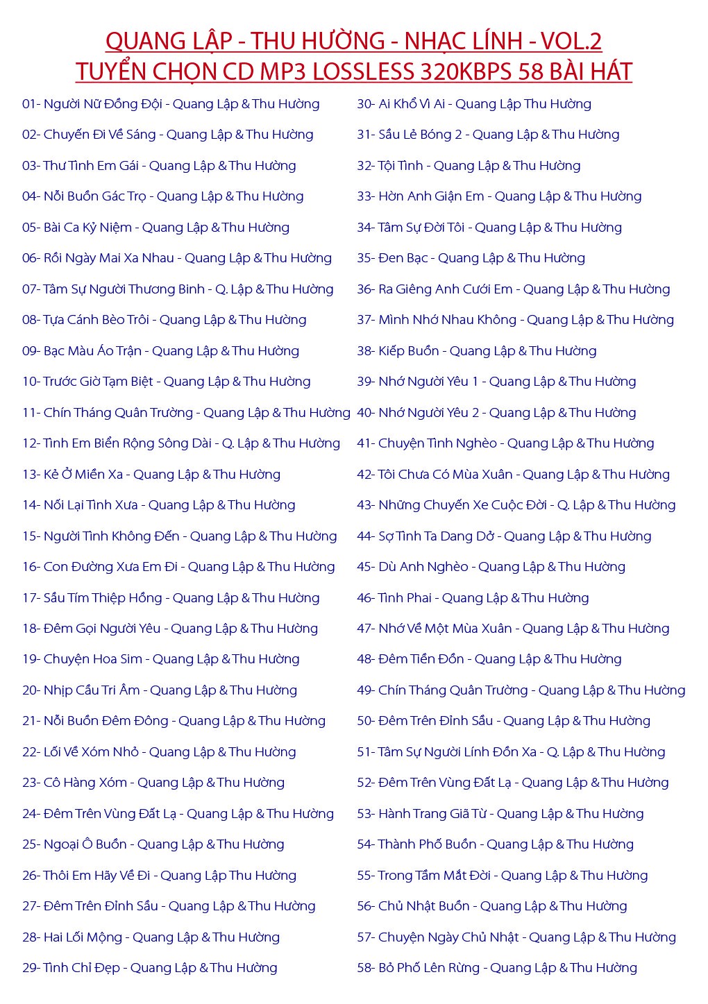 CD.13 : Tình khúc Dạ Cầm : Lê Minh Bằng - 15 Bài Hát LossLess