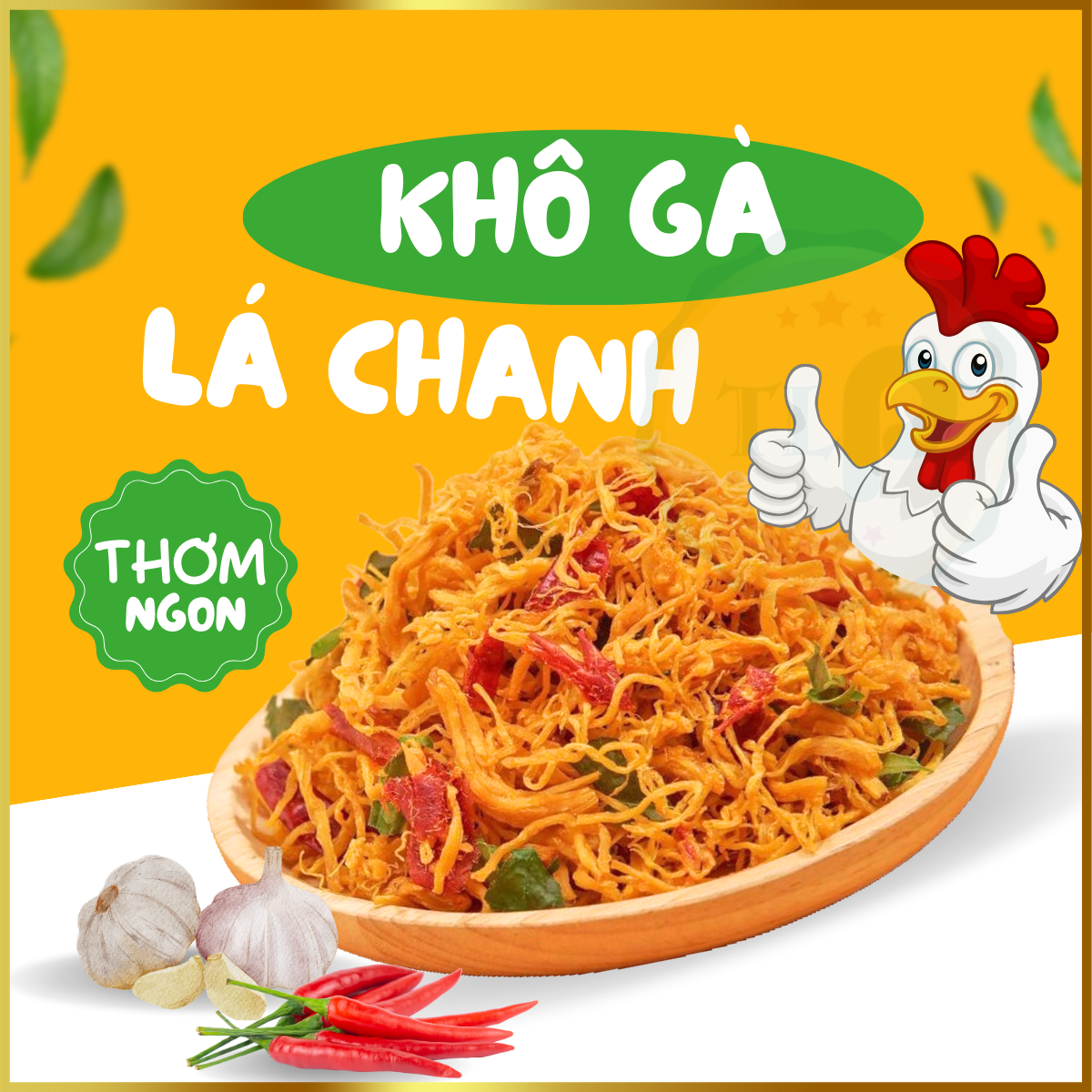 KHÔ GÀ LÁ CHANH TÂN LỘC PHÁT BỊCH 250G