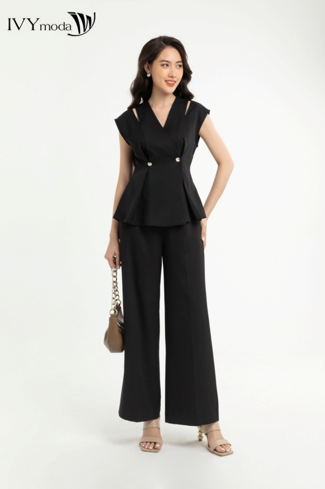 Quần dài ống rộng IVY moda MS 22M7696
