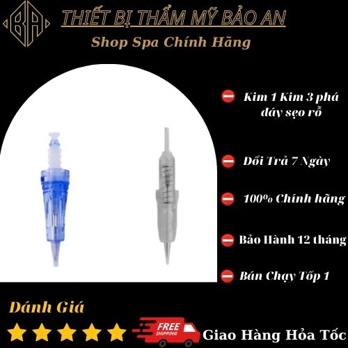 Kim 1 kim 3 phá đáy sẹo rỗ - spa tmv