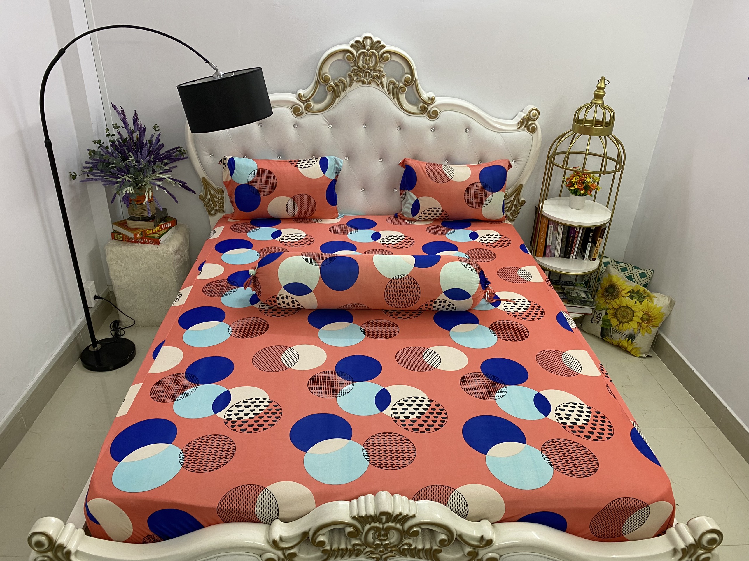 [HCM]Bộ drap GỐI thun Hàn Quốc mát lạnh {4 món} đủ size
