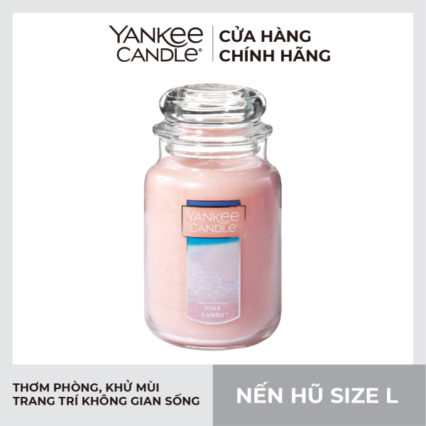 Nến hũ Yankee Candle size L - Pink Sands