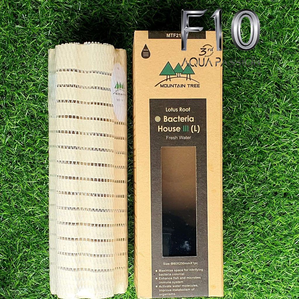 Sứ lọc củ sen Mountain Tree To - Sứ xoắn Mountain Tree thế hệ 3 - Vật liệu lọc bể cá cao cấp 25x8 CM