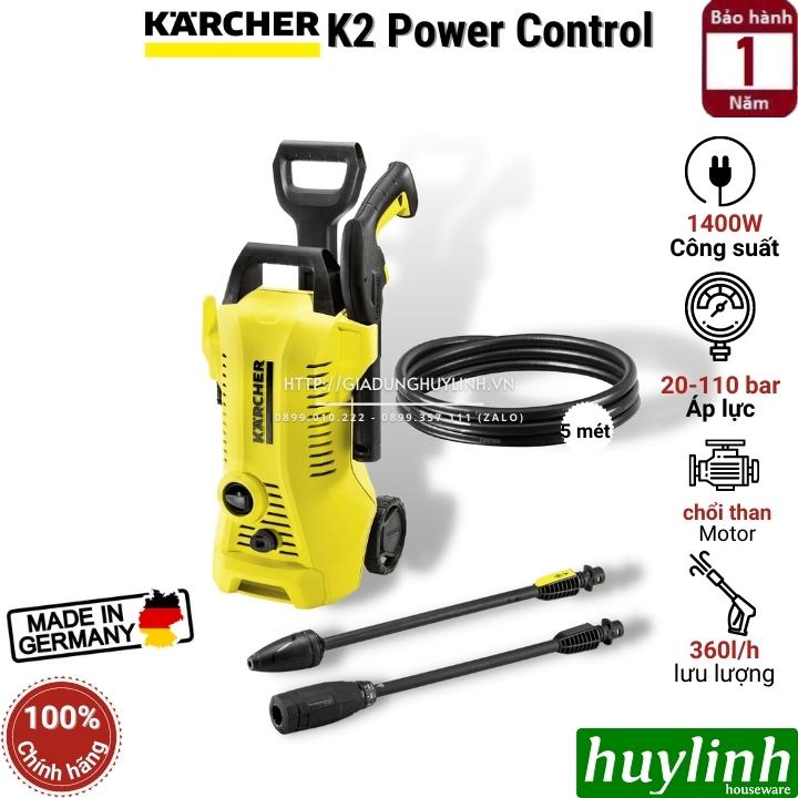 [HCM][Trả góp 0%] Máy rửa xe Karcher K2 Power Control