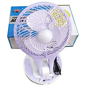 Quạt Đèn Sạc Tích Điện Mini Fan JR 5580