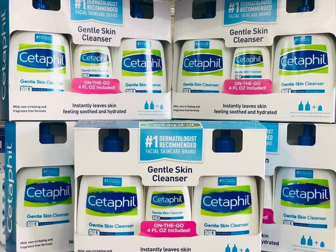 [HCM] SET 3 chai DƯỠNG THỂ CETAPHIL MOISTURIZING LOTION nhập Mỹ [ 591ml ( x2 ) + 118ml ] 🔥✨