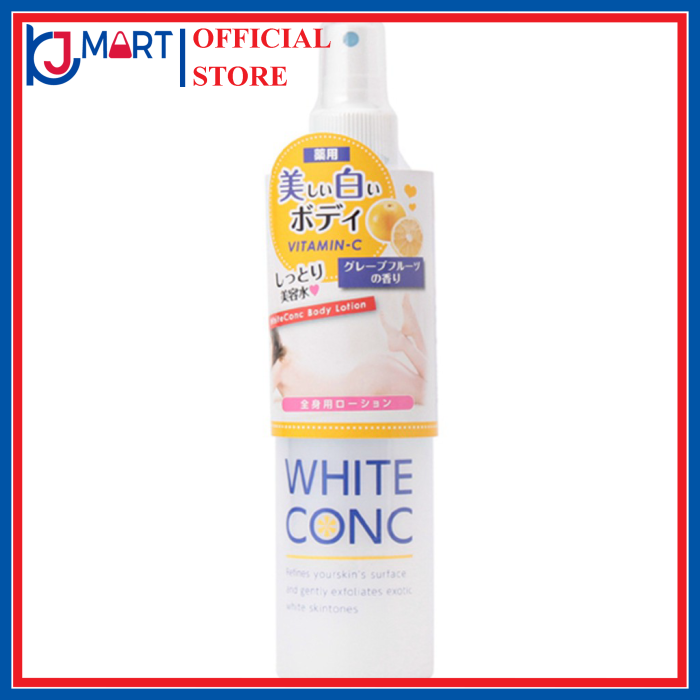 Xịt Dưỡng Thể Trắng Da White Conc Body Lotion (245ml)
