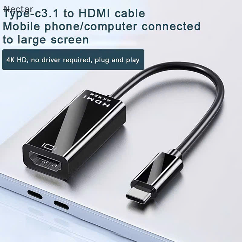 [HCM]Cáp chuyển Type C sang  HDMI dành cho Macbook, máy tính, điện thoại....