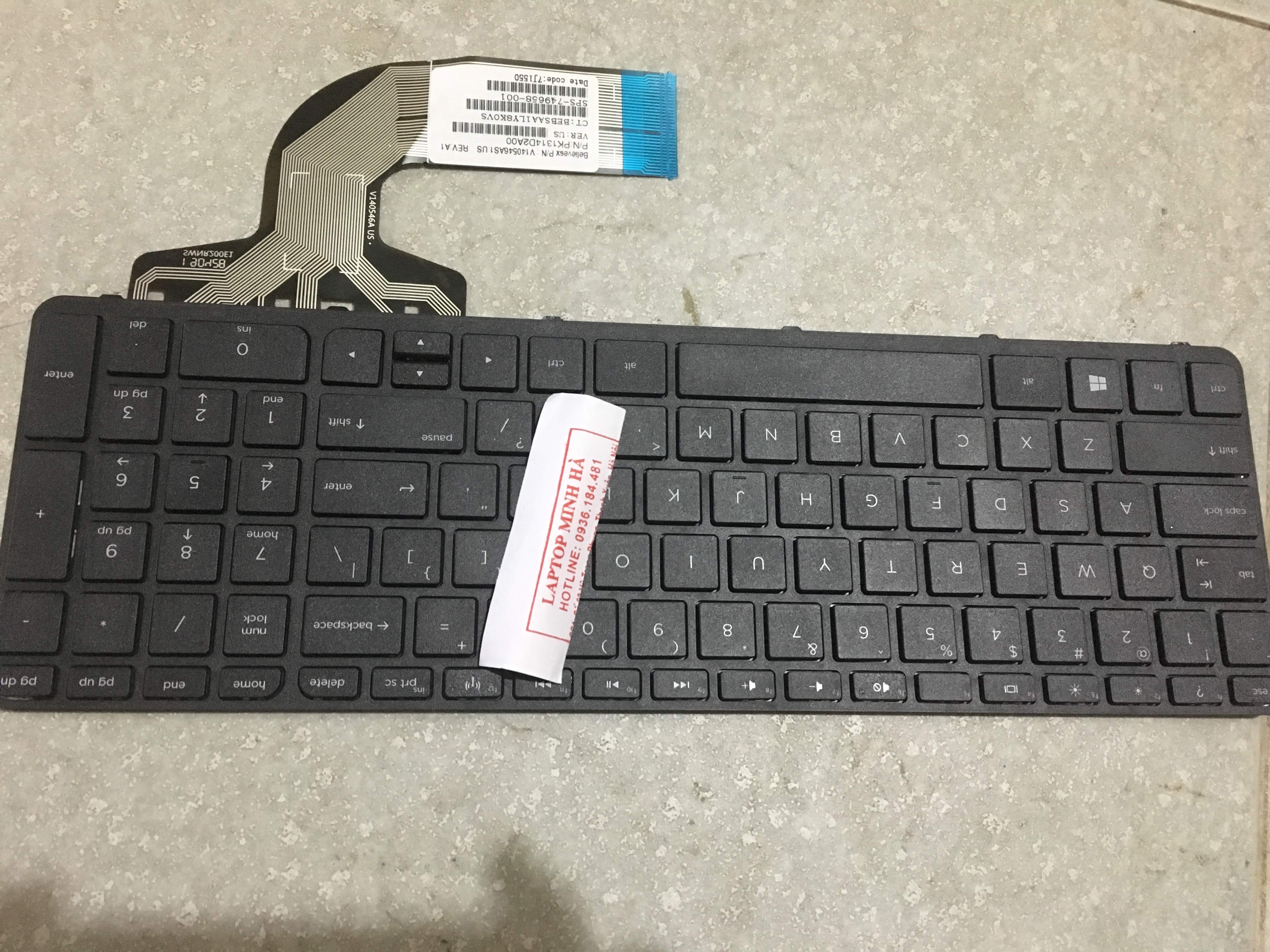 Bàn phím laptop HP 15-n042tx 15-r042tu 15-r012TX 15-p047TU