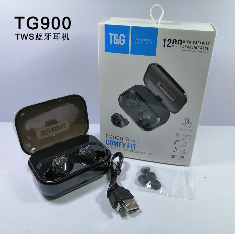Tai Nghe TG900 Bluetooth V5.0 - Tai Nghe Bluetooth Không Dây Pin Trâu Tai nghe không dây, tai nghe giá rẻ