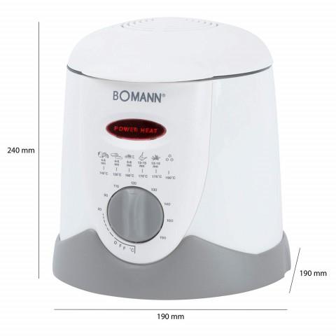 NỒI CHIÊN NGẬP DẦU 2 TRONG 1 BOMANN MINI
