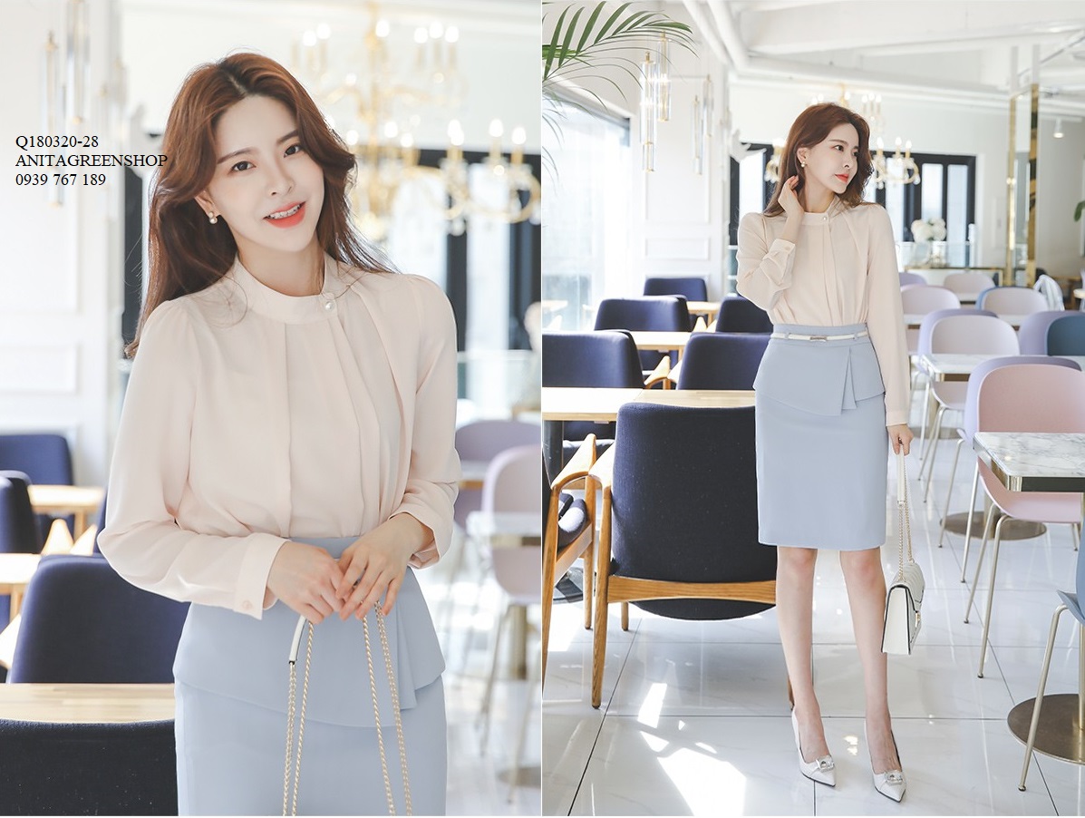Q180320 ÁO SƠ MI VOAN NỮ THIẾT KẾ