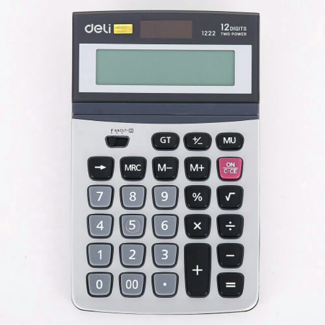[HCM]Máy tính tính tiền deli E1222