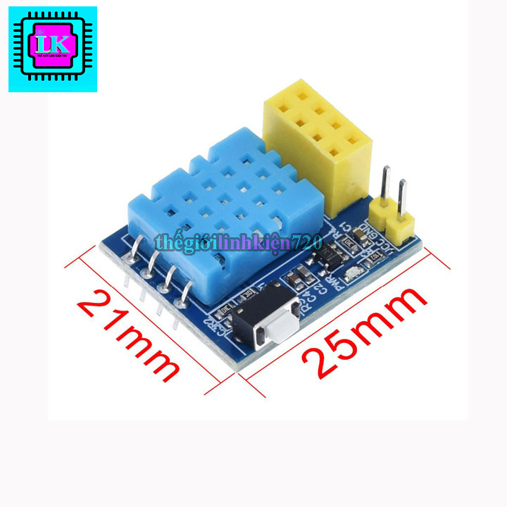 Module nhiệt độ, độ ẩm dht11 esp8266-01s