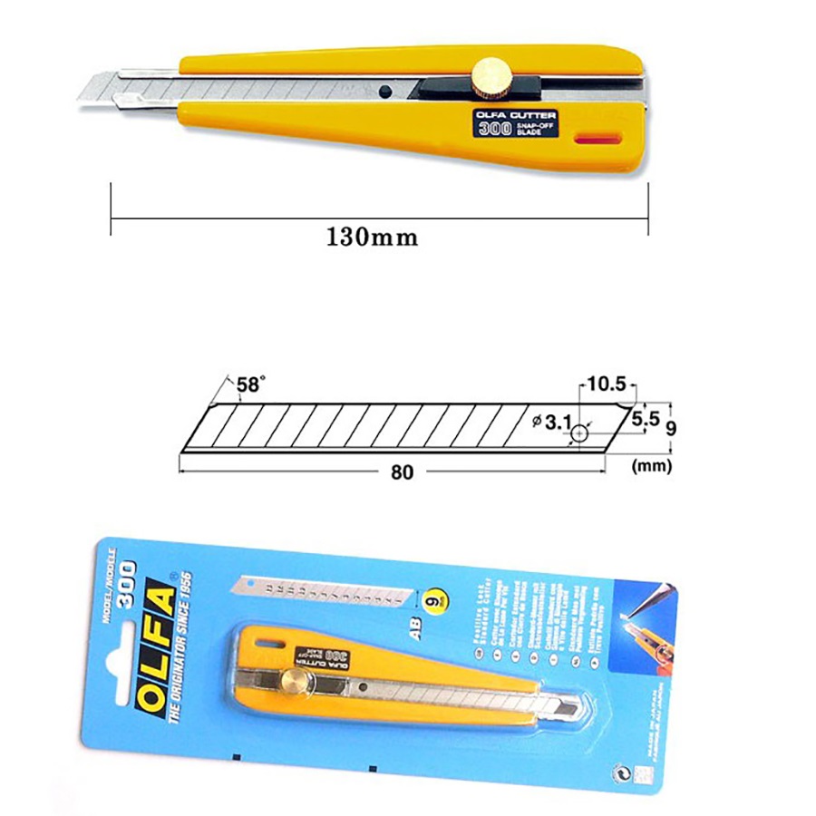 OLFA dao cắt cầm tay OLFA 300