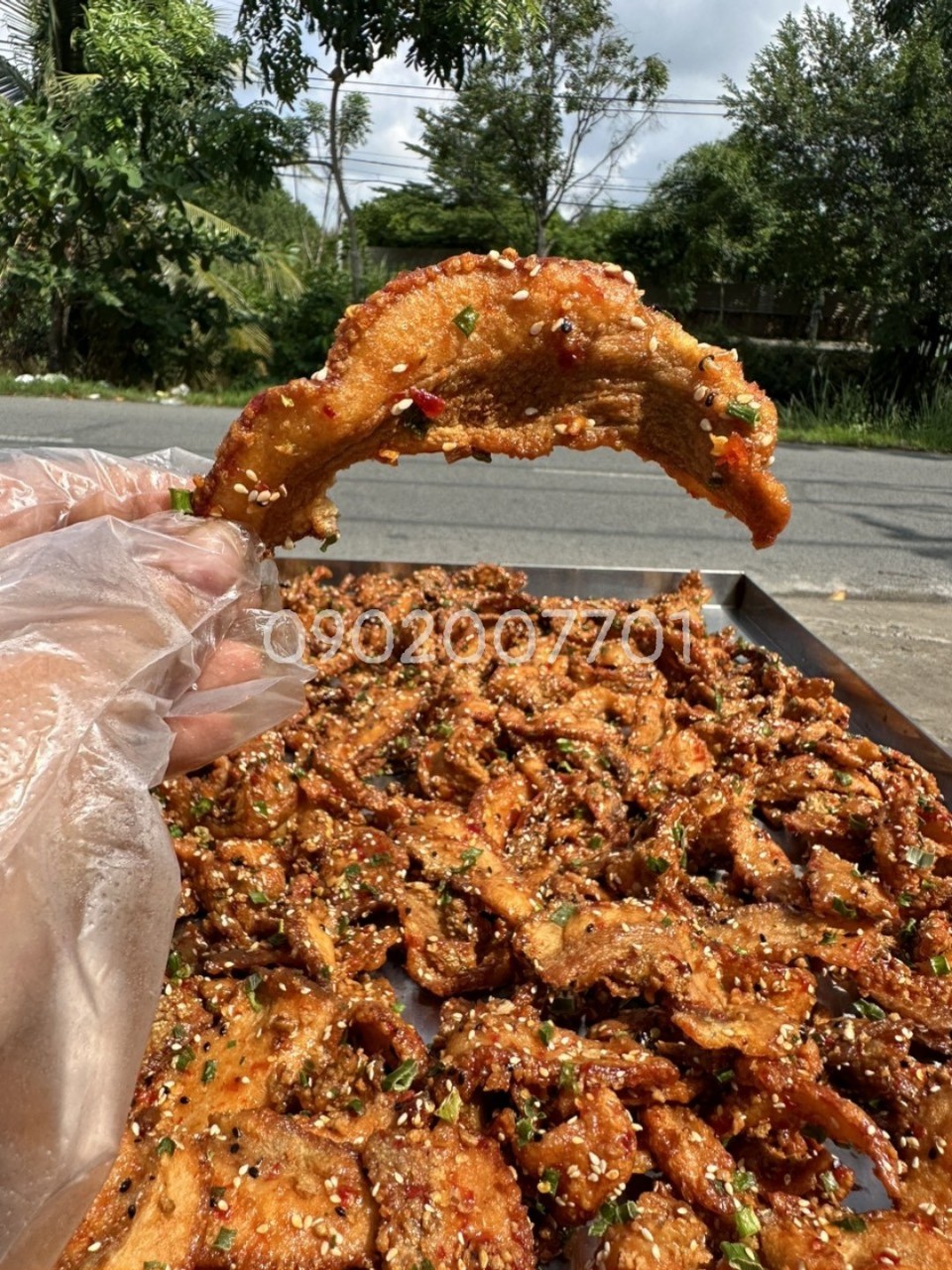 Ba rọi mắm me siêu ngon - đồ ăn vặt