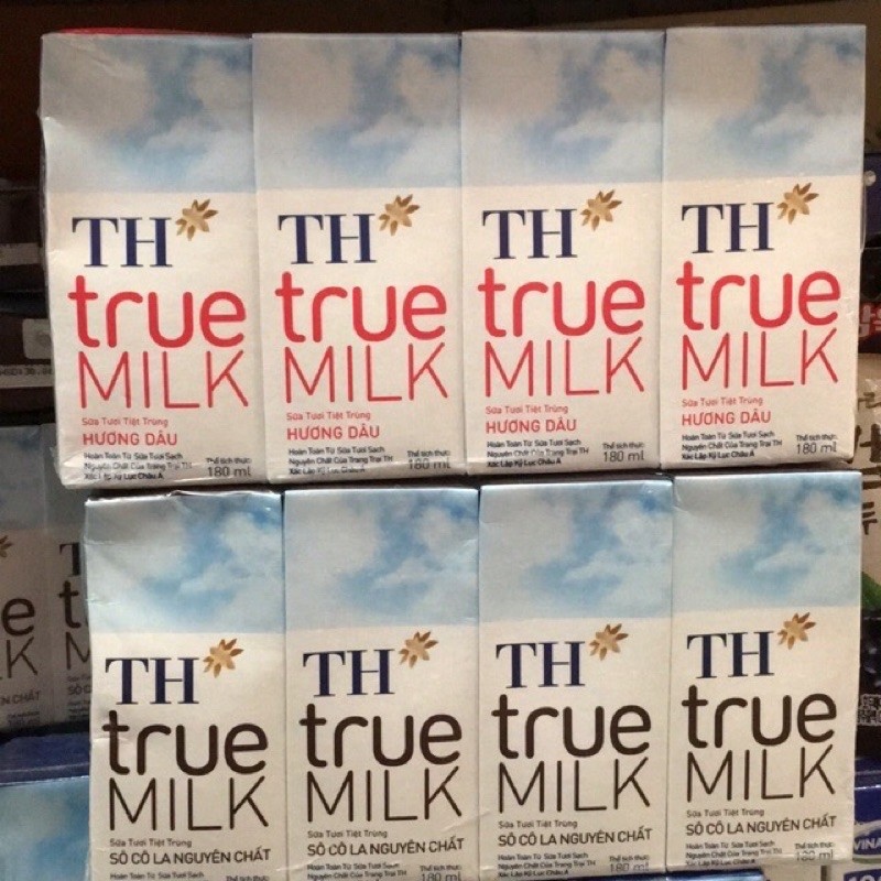 {HOT} Sữa Th True Milk hộp 180ml
