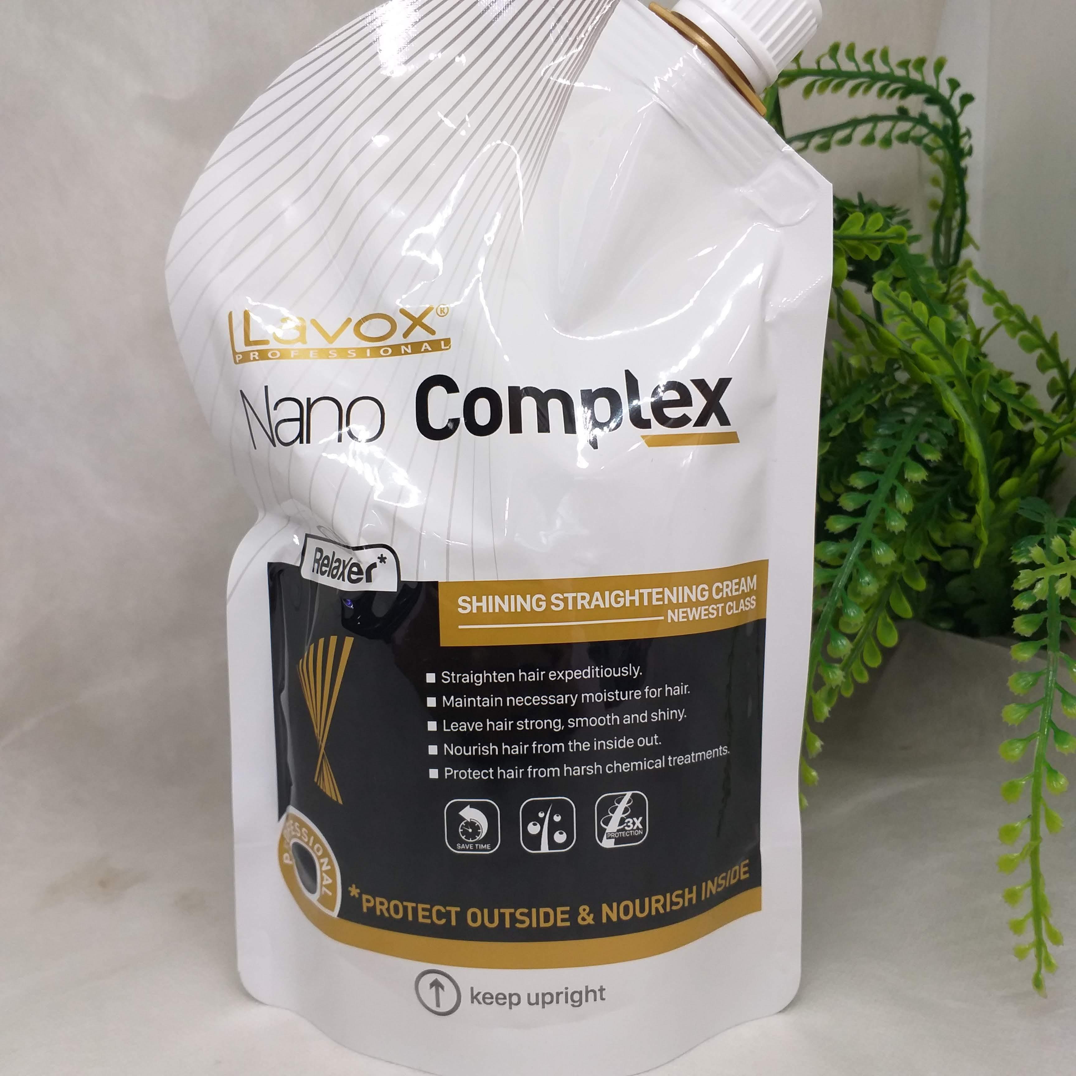 [HCM]Kem Duỗi phủ bóng Lavox Nano Complex 3 trong 1 dung tích 500ml