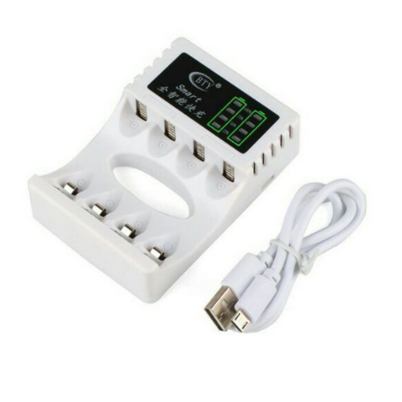 Bộ sạc pin aa-aaa thông minh tự động ngắt sạc khi đầy pin