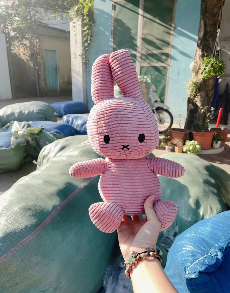 (Thú nhồi bông)Thỏ Bông Miffy Cao Cấp Cho Bé Yêu Size Lớn 33Cm