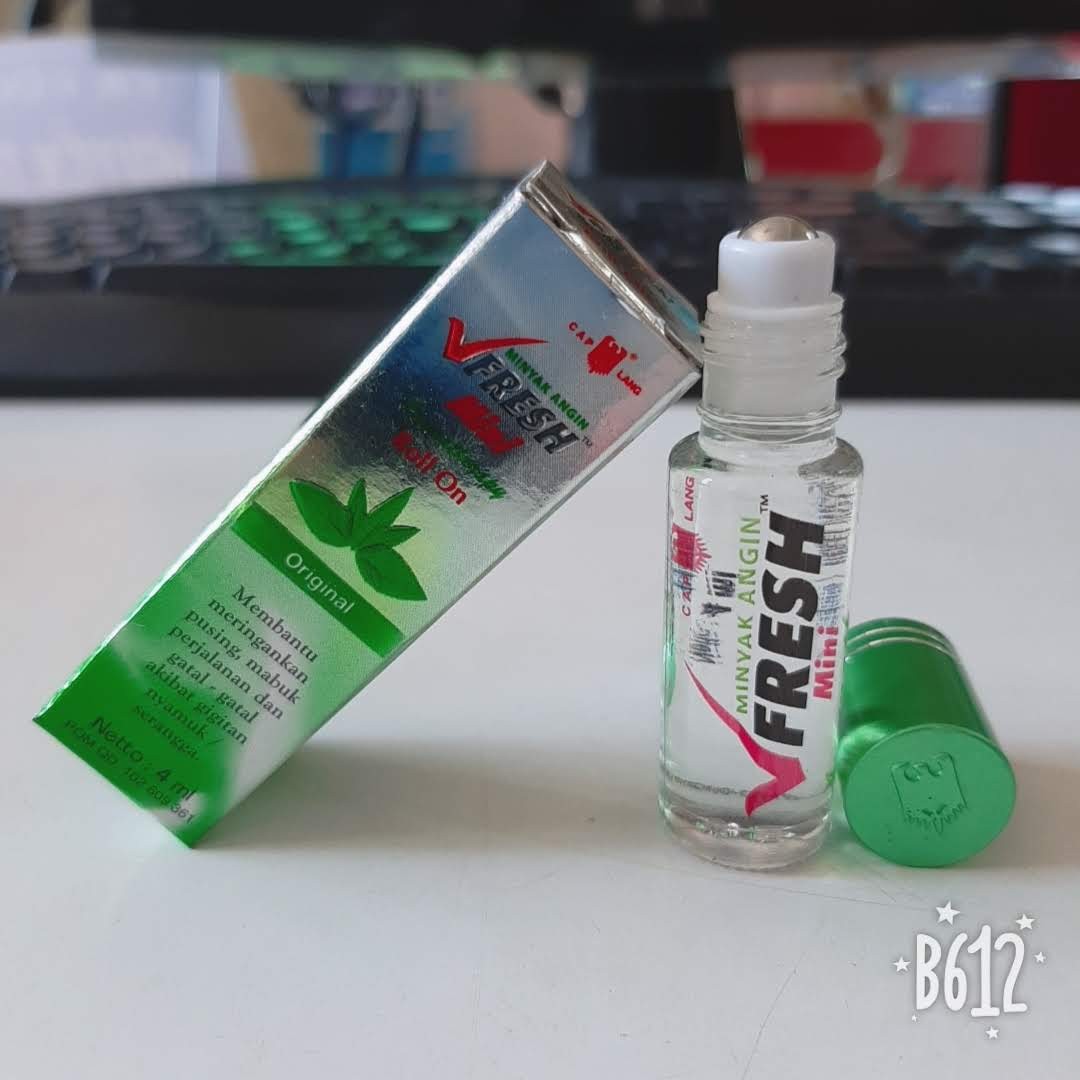 Dầu nóng thảo dược Original VFRESH 4cc (Chanh Bạc Hà)
