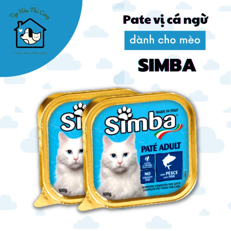 Pate Simba cho mèo vị Cá Ngừ xuất xứ Italy 100 gr