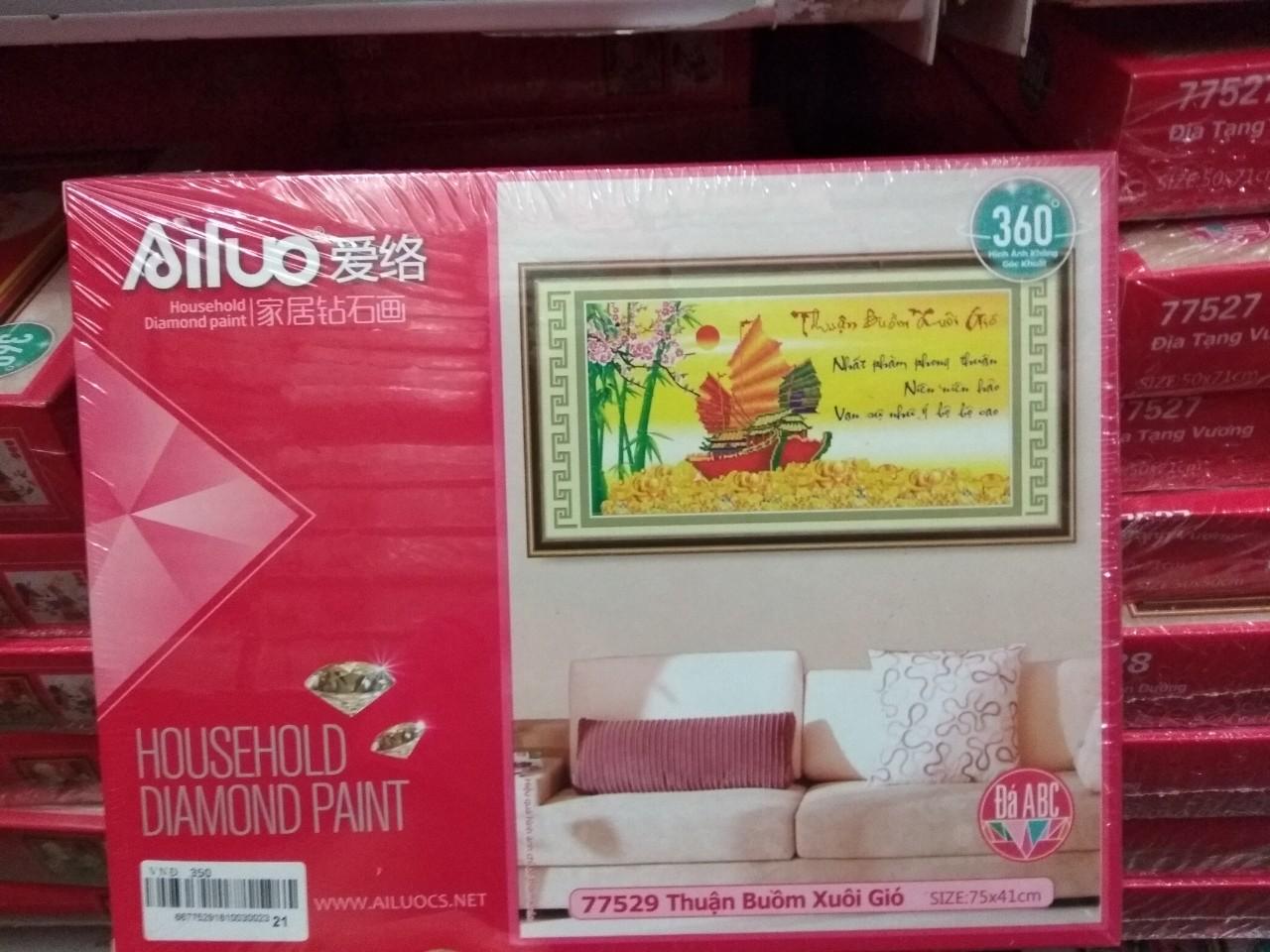 [HCM]Tranh đính đá thuận buồm xuôi gió 77529