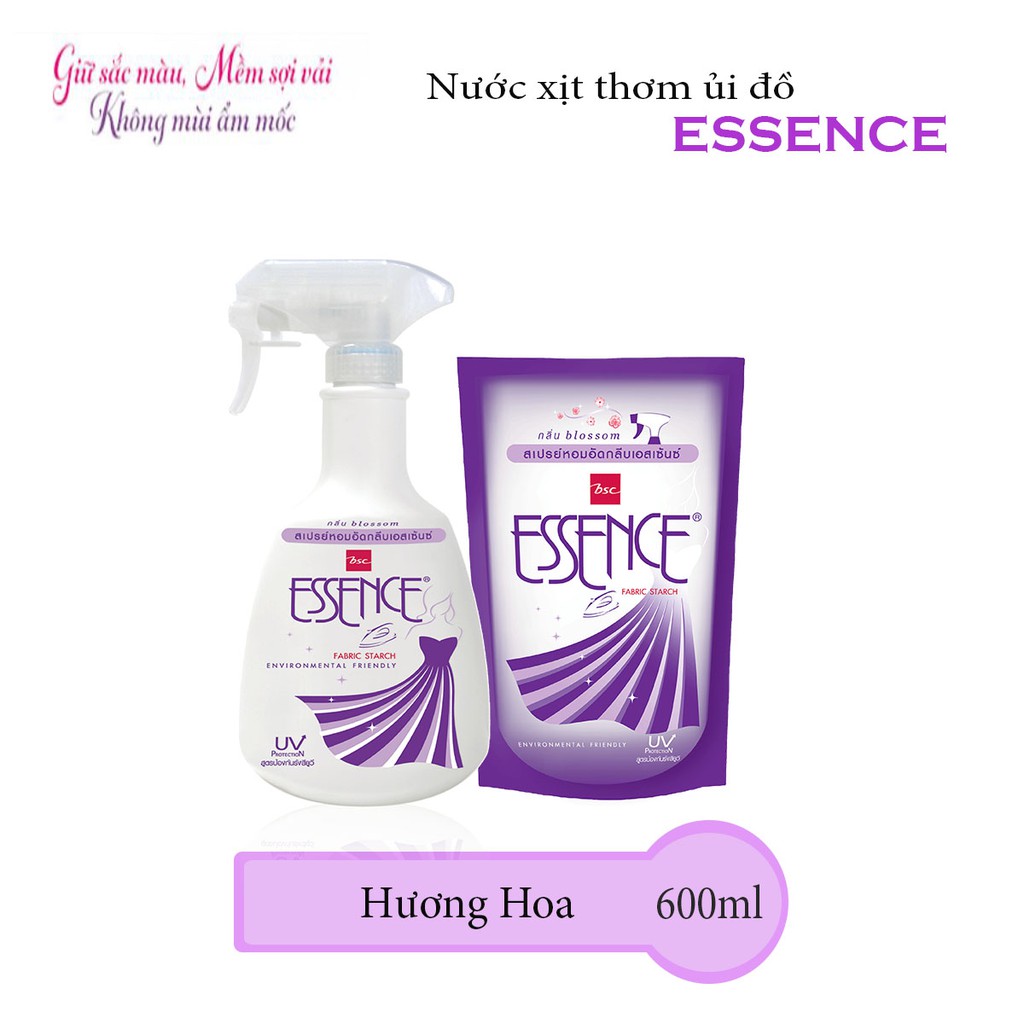 Nước Xịt ủi thơm quần áo Essence Thái Lan