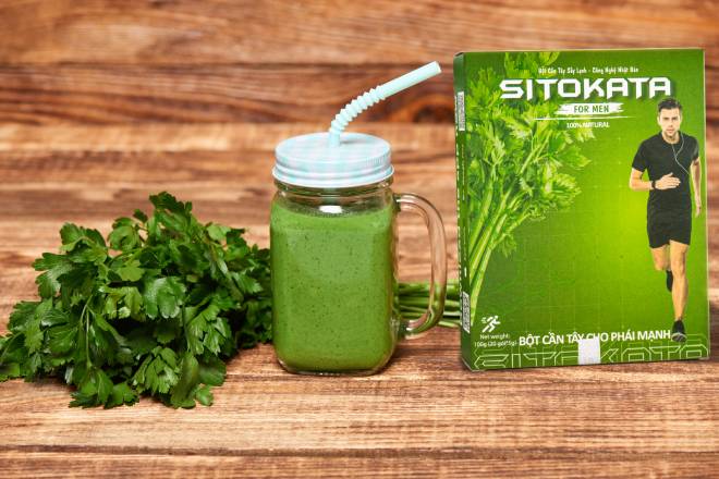 [HCM]BỘT CẦN TÂY SITOKATA FOR MEN - BỘT CẦN TÂY DÀNH CHO NAM (Hộp 20 gói)
