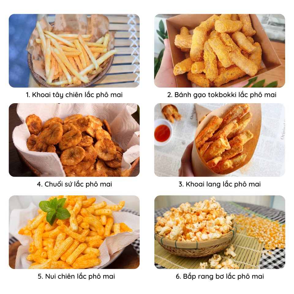 Bột phô mai Hàn Quốc BkFood 30g, 50g