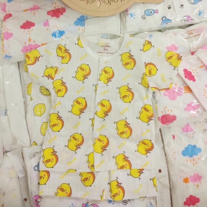 combo 5 bộ cotton giấy cho bé yêu