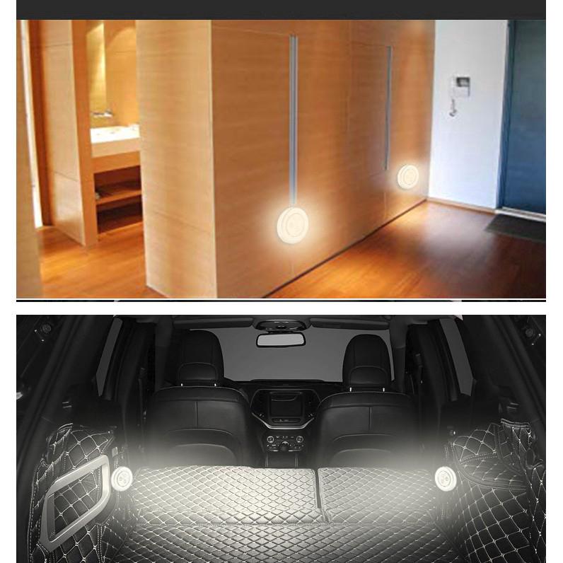 Đèn Led cảm ứng dán tường sử dụng PIN AAA, tự động chiếu sáng