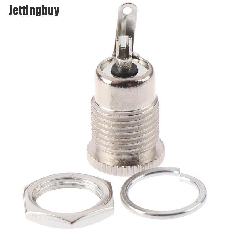 Jettingbuy 5 Chiếc Ổ Cắm Giắc Nguồn DC DC099 5.5*2.5Mm Đầu Nối Gắn Bảng Điều Khiển Cái