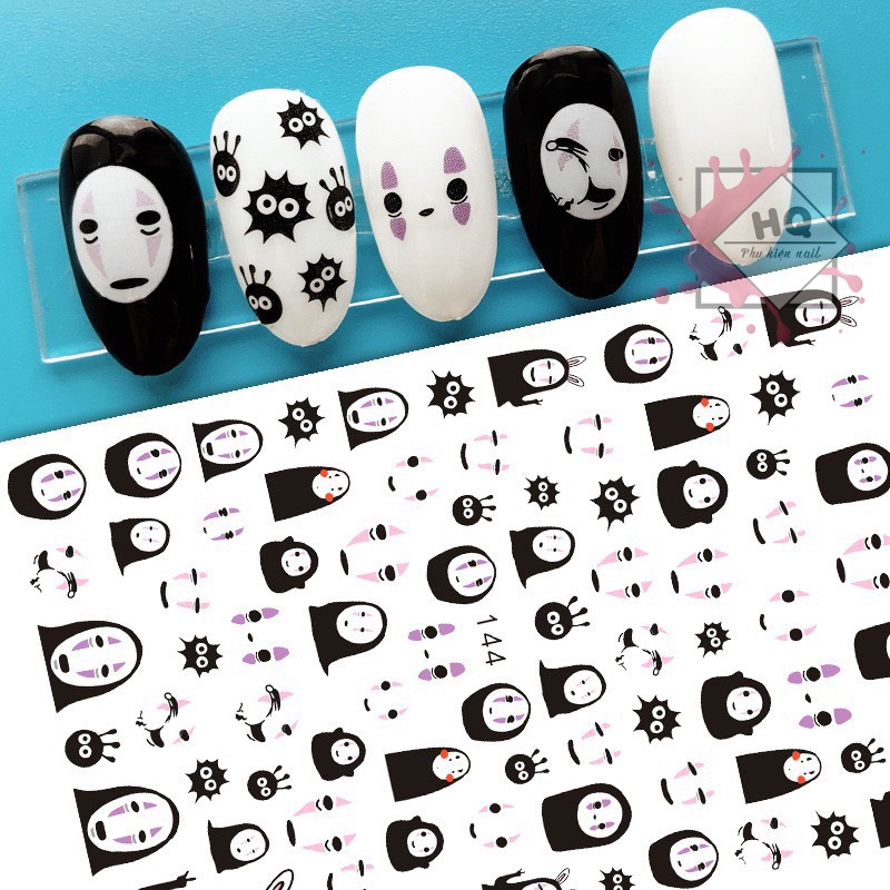 Stick nail vô diện - Hình dán móng cute độc đáo