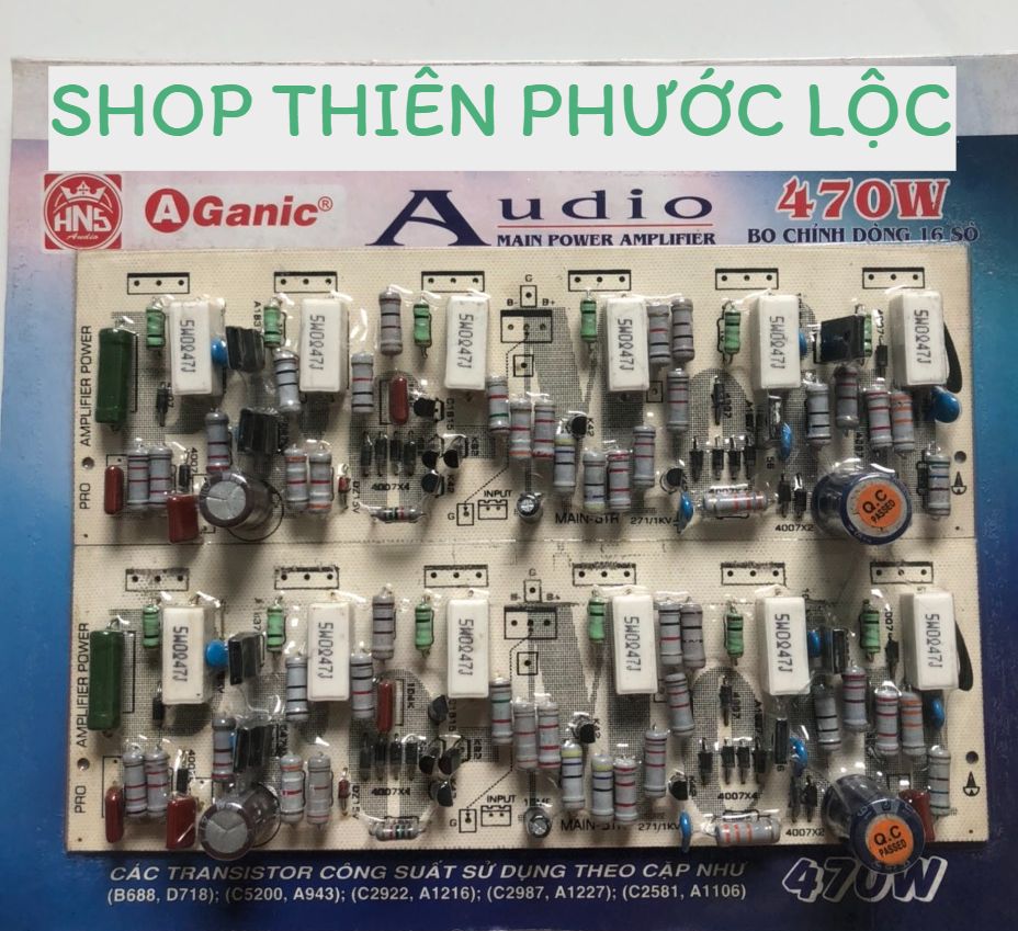 MẠCH CÔNG SUẤT AMPLY 12 SÒ 470W