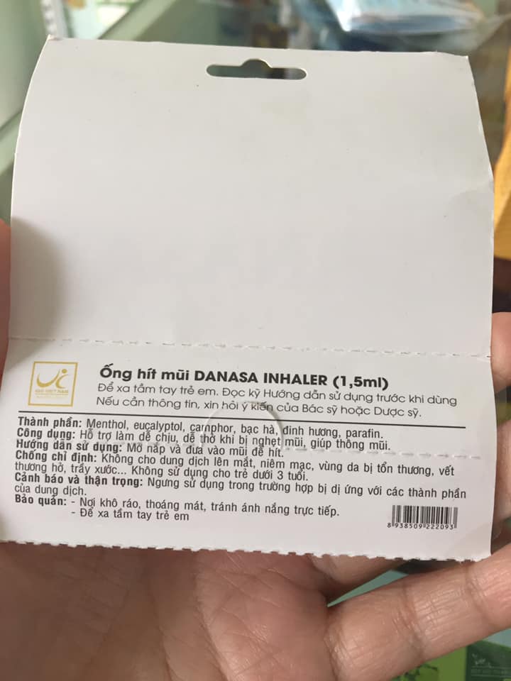 ống hít thông mũi