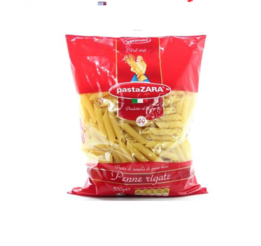 Mỳ nui ống số 40 hiệu pasta zara 500g