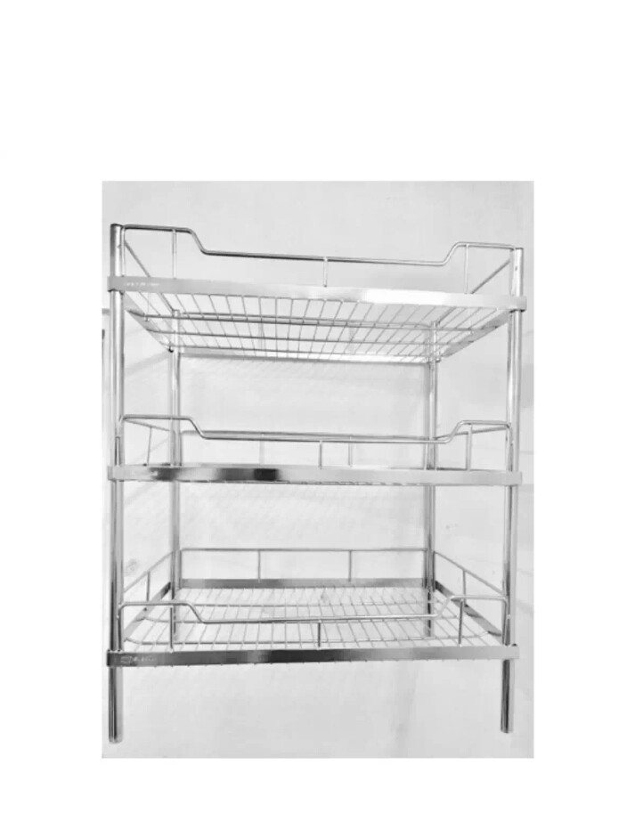 kệ chén 3 tầng inox đặc 304  (ĐỦ SIZE )