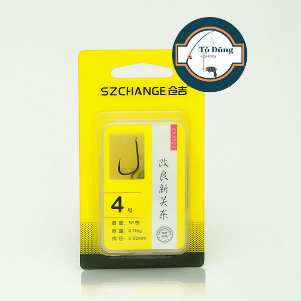 Lưỡi SZCHANGE không ngạnh màu đen (lưỡi chép)
