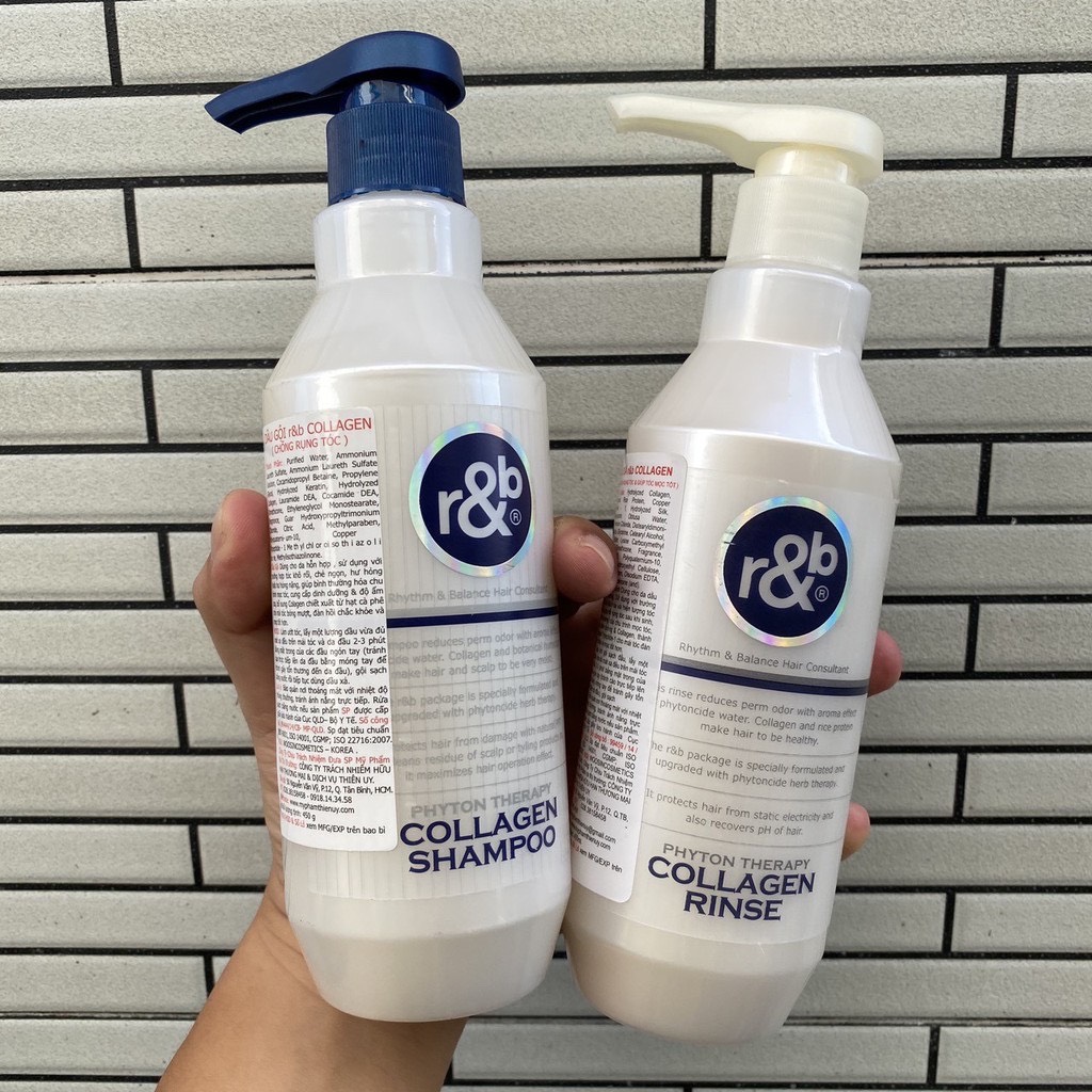 Dầu gội ngăn rụng tóc R&B Collagen Shampoo
