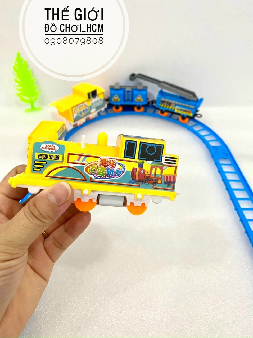 [NHIỀU MẪU] Hộp đồ chơi đường ray xe lửa tàu hỏa Thomas cho bé