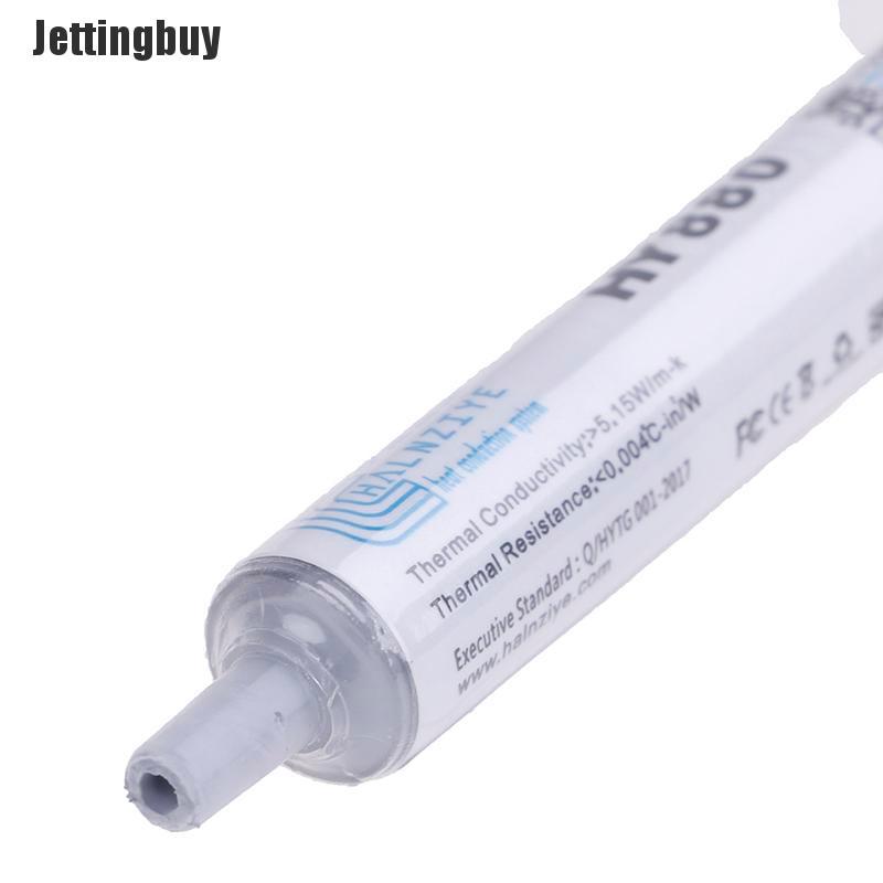Jettingbuy 2Pcs HY880 Thermal Grease Chipset CPU Cooling Compound Silicone Paste 5.15W