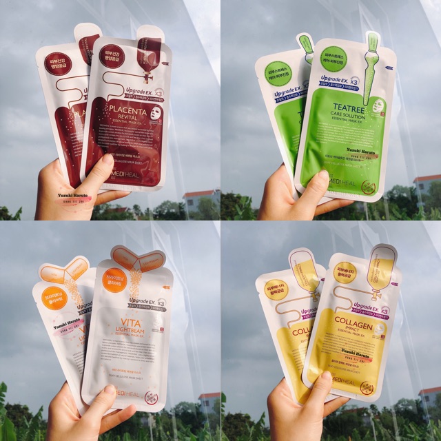 (ĐỦ BIILL) MẶT NẠ MEDIHEAL 4 MÀU